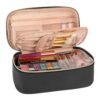 71URtYFqzDL._SL1500_.jpg OCHEAL Small Cosmetic Bag,Portable Cute Travel Makeup Bag for Women and girls Makeup Brush Organizer cosmetics Pouch Bags-Black