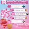 71UoGq2RBPL._AC_SL1500_.jpg Multi Collagen Peptides Gummies, Type I, II, III, V, X - Hydrolyzed Collagen Peptides with Biotin, Hyaluronic Acid, Supports Healthy Skin, Strong Nails & Thick Hair, 60 Count, 1 Pack