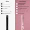 L'ANGE HAIR Le Duo Grande 360° Airflow Styler | 2-in-1 Curling Wand & Titanium Flat Iron Professional Hair Straightener and Curler with Cooling Air Vents to Lock in Style | Adjustable Temp (Blush)