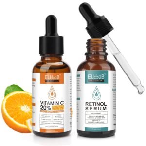 71V0CUNwp3L._SL1500_.jpg Day-Night Anti Aging Vitamin C Serum Retinol Serum For Face with Retinol & Amino Acids - Boost Skin Collagen,Hydrate & Plump Skin Facial Serum