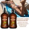 100ML Tanning Oil - Fast & Dark Natural Sun Tan Accelerator with Hydrating Oils | Quick-Dry for Deep, Long-Lasting Color | Water-Resistant for Beach, Pool & Outdoor Use (Flip-Top, 100ml /3.38 Fl.oz)