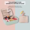 Travel Makeup Bag Cosmetic Bag Makeup Bag Toiletry bag for women and men (Green)