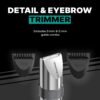 71VOwBzScDL._AC_SL1500_.jpg Conair Men Ear, Nose and Eyebrow Trimmer, Patented 360° Bevel Blade for No Pulls, Nicks or Cuts Guaranteed, Nose Hair Trimmer for Men, Non-Slip Grip, 5-Piece Kit with Travel Case