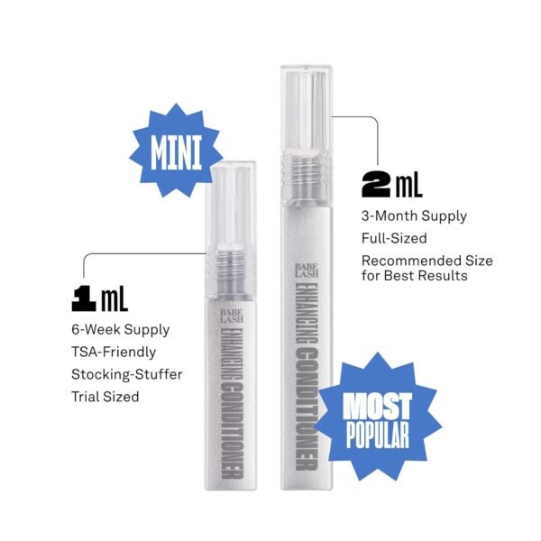 Babe Original Babe Lash Enhancing Conditioner - Conditioning Serum for Eyelashes, with Peptides and Biotin, Promotes Fuller & Thicker Looking Lashes, Companion to Essential Lash Serum