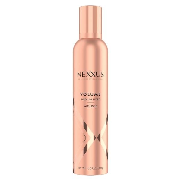 Nexxus Volumizing Foam Hair Mousse, Volume Volumizing Mousse, Hair Styling Mousse, Pink, 10.6 Ounce (Pack of 1)