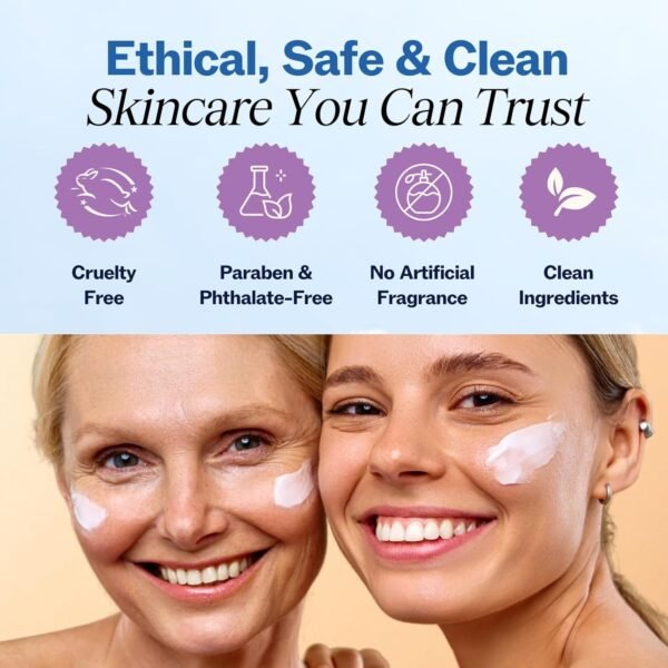 LilyAna Naturals Anti Aging Retinol Face Cream for Women – Wrinkle & Neck Cream for Firming, Retinol Moisturizer for Face with Hyaluronic Acid, Hydrating Night Cream for Fine Lines, Collagen Boost