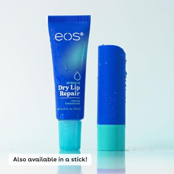 71WHY5kg2TL._SL1500_.jpg eos The Hero Lip Repair, Extra Dry Lip Treatment, 24HR Moisture, Natural Strawberry Extract, 0.35 fl oz, 2 Count (Pack of 1)