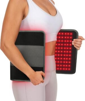 Comfytemp 24’’ x 12’’ Large Red Light Therapy Pad for Body, FSA HSA Eligible Near Infrared Light Therapy Wrap, Light Therapy Pad for Back Shoulder Joint Muscle Pain Relief, Father's Day Gifts, 32W