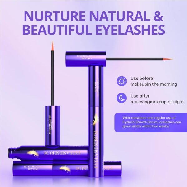 Lash Serum - 8ml Rapid Eyelash Growth Serum for Thickness, Stronger, Healthier Lashes & Brows - Vegan & Cruelty-Free
