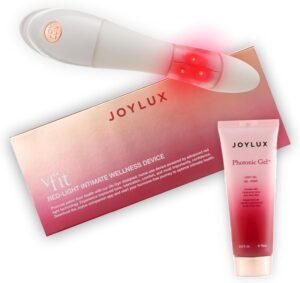 vFit and Photonic Gel Set, Red LED Light Intimate Health Device for Women, Wellness System for Menopausal Women & New Moms, Promotes Natural Hydration, Helps Tighten Pelvic Floor (2-Pack Set)