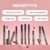 71XVnzcJkiL._SL1500_.jpg Sacheu Lip Liner Stay-N Peel Off Lip Stain — Long Lasting Matte Lip Tattoo Transfer Proof Lipstain Infused with Hyaluronic Acid & Vitamin E for All Skin Types — Vegan & Cruelty-Free, p-INKED
