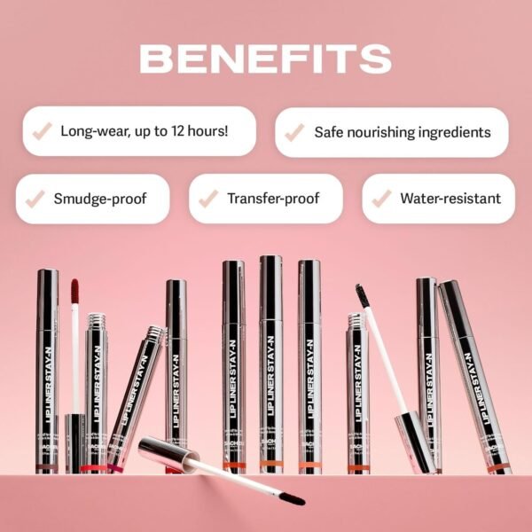 71XVnzcJkiL._SL1500_.jpg Sacheu Lip Liner Stay-N Peel Off Lip Stain — Long Lasting Matte Lip Tattoo Transfer Proof Lipstain Infused with Hyaluronic Acid & Vitamin E for All Skin Types — Vegan & Cruelty-Free, p-INKED