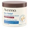71XhkZZSszL._SL1500_.jpg Aveeno Skin Relief Intense Moisture Repair Body Cream with Triple Oat & Shea Butter Formula, Helps Relieve & Restore Extra-Dry Skin with Long-Lasting Moisture, Fragrance-Free, 11 oz