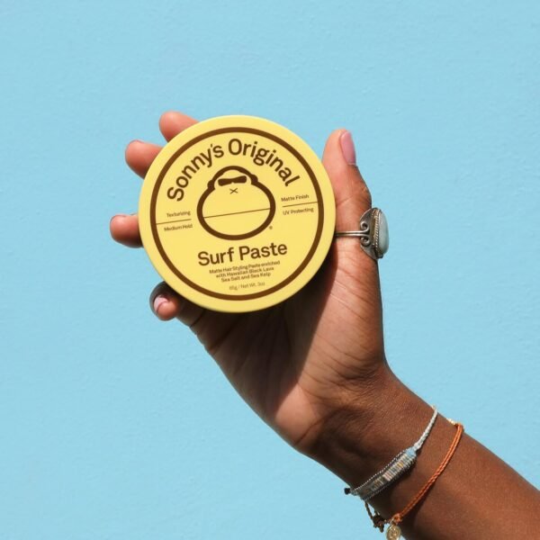 Sun Bum Sonny's Original Surf Paste - Matte Finish Hair Styling Paste - Medium Hold - 3 oz