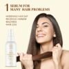 Hair Growth Serum: Rosemary Batana Castor Oil Rice Water Biotin Hair Oils for Hair Growth - Hair Growth Thickening Product - Hair Loss Treatments for Women Men(50 ML)