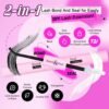 Eyelash Extension Kit 320pcs Lash Clusters D Curly 9-16mm Mix 40D Individual Lashes with Lash Bond and Seal and Remover Lash Applicator for Lash Extension Beginners