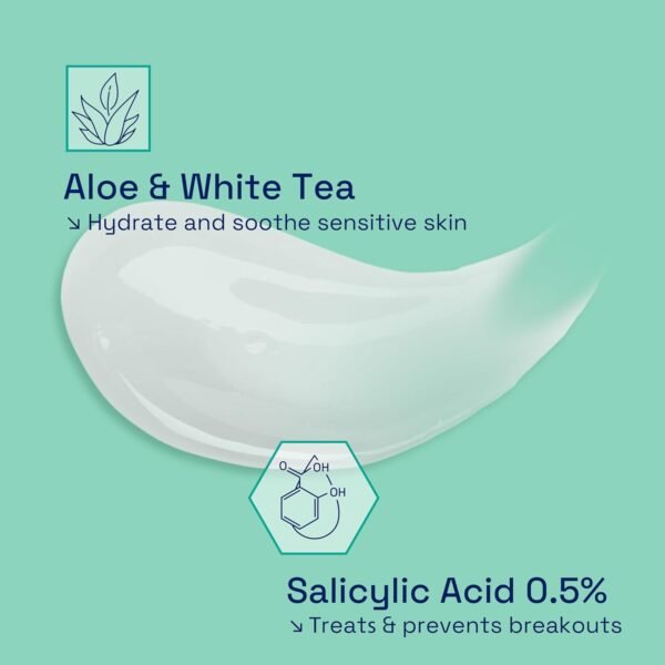 Cetaphil Acne Face Wash, Gentle Clear Clarifying Acne Cream Cleanser with 2% Salicylic Acid, Deep Cleans & Treats Acne Prone Skin, Skin Care for Sensitive Skin, 4.2oz