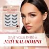 71Z1SA4gx8L._SL1000_.jpg Ardell Naked Strip Lashes 421 – Natural-Looking, Long-Lasting False Eyelashes with Invisiband for Seamless Blend, 4 Pairs, 1-Pack