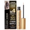 Eyelash Growth Serum with Advanced Formula: Rapid Eye Lash Enhancing Serum for Eyelash and Eyebrow Growth in 3-4 Weeks - Boost Longer Thicker and Fuller Lashes 3ML