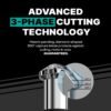 71Z6tvqHTL._AC_SL1500_.jpg Conair Men Ear, Nose and Eyebrow Trimmer, Patented 360° Bevel Blade for No Pulls, Nicks or Cuts Guaranteed, Nose Hair Trimmer for Men, Non-Slip Grip, 5-Piece Kit with Travel Case