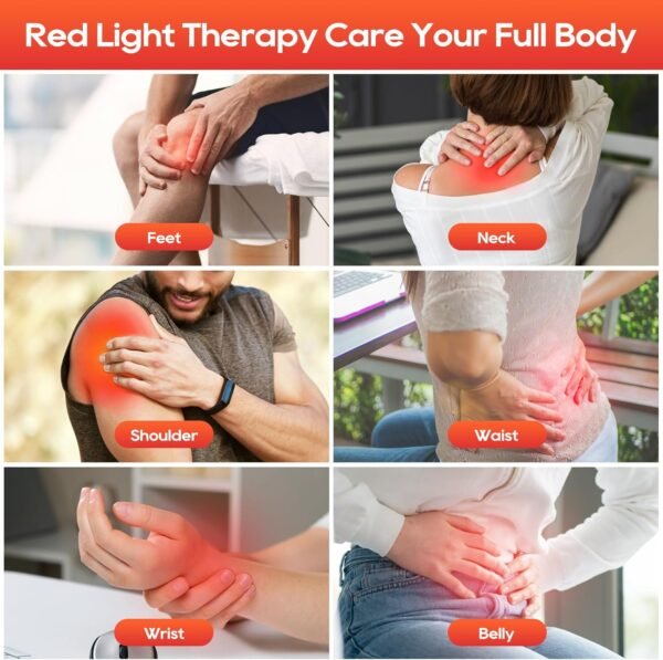 Red Light Therapy for Body and Face, 660nm 850nm 940nm Infrared Redlight-Therapy Lamp Device with Large Panel and Stable Stand at Home, Idea Gift for Women Wife Mom Sister Girlfriend