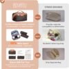 71ZU-qwApiL._AC_SL1500_.jpg BOYATU Travel Makeup Bag Cosmetic Bags for Women: 3 Pcs Set Large Portable Make up Bag with Handle - Vegan Leather Toiletry Bags with Compartments - Makeup Organizer for Travel Essentials(01-Coffee)