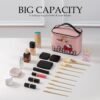 71ZUY2Cc4uL._AC_SL1500_.jpg AmBealla Makeup Bag Large Waterproof Cosmetic Bags with Makeup Brush Holder, Cute Printed Makeup Organizer for Women Traveling,Portable Toiletry Bag for Girls