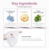 Humanized Collagen Real Deep Overnight Mask,Hydrating Firming,Anti-ageing Hydrogel Mask,for All Skin Types,Elasticity Improvement,Pore Minimizing,Minimize Wrinkles,8Pcs,Pink