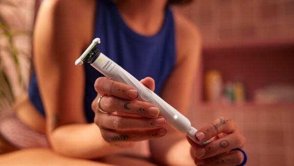 Philips Norelco OneBlade Intimate, Designed for Pubic Grooming, Trim & Shave with Extra Skin Protection, Waterproof, Model QP1924/70