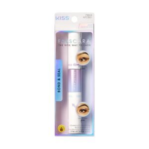 71Zb8NhybJL._SL1500_.jpg KISS Falscara DIY Eyelash Extension Bond & Seal Infused with Biotin & Vitamin E – Strong Gentle Comfortable Lash Adhesive for All Day Wear For Use With Falscara Lash Wisps, Remover, and Applicator