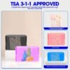71Zv0ZADzfL._AC_SL1500_.jpg 6 Pack Clear Cosmetic Bag Makeup Bags Toiletry Bag with Zipper and Handle, TSA Approved Clear Organizer Bags, PVC Cosmetic Pouch for Women and Men Fit Carry-on Travel Essentials