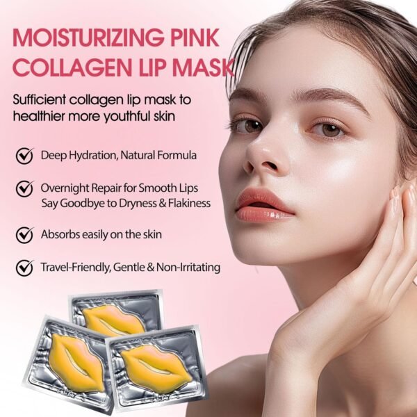 30 pieces of Moisturizing Collagen Crystal Lip Mask - Anti-Ageing & Anti Chapped, Reduce lip Wrinkles, Fade Lip Color, Make Skin Smooth