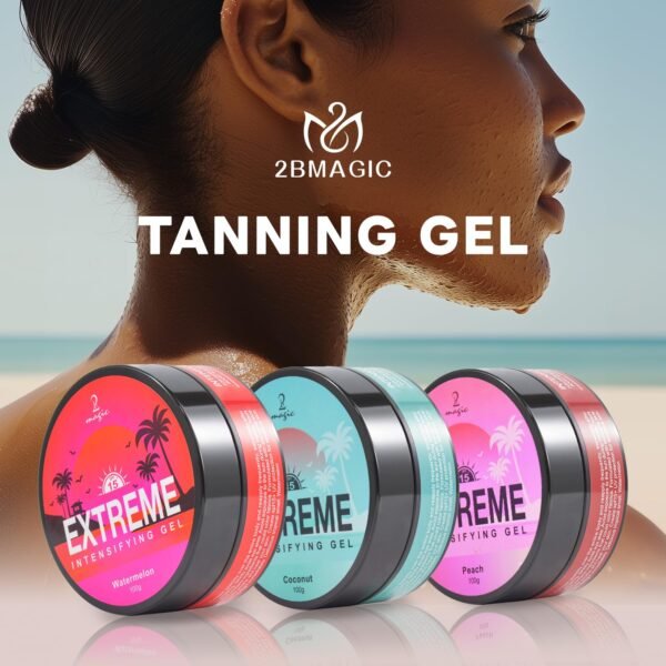 Shine Brown Tanning Gel Tan Accelerator Gel Intensive Tanning Oil for Outdoor Sun & Tanning Beds (watermelon)