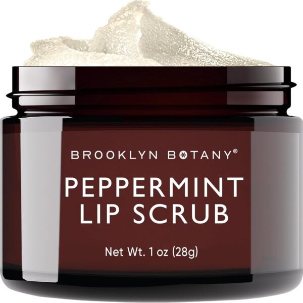 71b15oYBYSL._SL1500_.jpg Brooklyn Botany Lip Scrub Exfoliator 1 oz – Lip Moisturizer for Dry Lips and Chapped Lips – Gentle Lip Exfoliator for Smooth and Brighter Lips – Peppermint Flavor