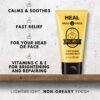 Bee Bald HEAL Aftershave for Men Healing Balm, Immediately Calms & Soothes Damaged Skin, Treats Bumps, Redness, Razor Burn & Other Shaving Irritations (2 Fl Oz)