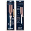 71bVAw3FmoS._SL1500_.jpg Conair Double Ceramic 3 Barrel Curling Iron, Hair Waver, Create Beachy Waves, Long-Lasting Natural Tight Waves for all Hair Lengths, White / Rose Gold