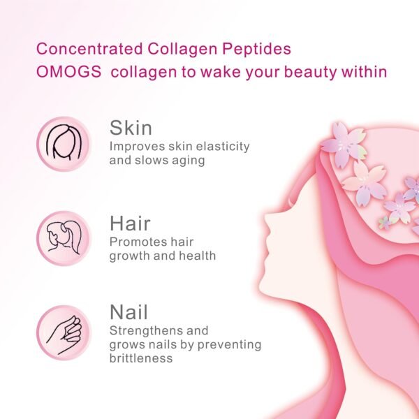 Collagen Peptides Powder, with Prebiotics & Cranberry Extract -Hydrolyzed Collagen Peptides Support Hair, Skin, Nail, Bone & Digestive Health, Grass Fed, Non-GMO, for Women & Men