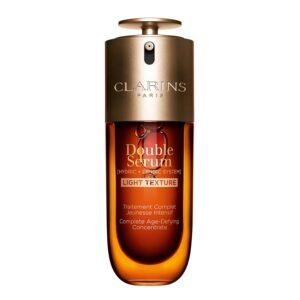 Clarins NEW Double Serum Light | Anti Aging Serum | Visibly Firms, Smoothes, Boosts Radiance and Refines Pores | 24H Hydration | Light Texture | Great for Combination to Oily Skin and Humid Climates