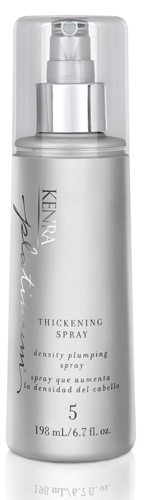 71cAacHD8L._SL1500_.jpg Kenra Platinum Thickening Spray 5 | Volumizing Styler | Density Plumping Spray | Increases Hair Thickness Up To 96% | Humidity Protection & Frizz Taming | All Hair Types