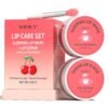 71cGVFMduIL._SL1500_.jpg Lip Scrub & Lip Mask Set, Cherry Lip Exfoliator Scrub, Christmas Gifts Stocking Stuffers Gift for Women, Overnight Suger Lip Treatment, Repair Dry Cracked Lips - with Lip Brush (10g*2)