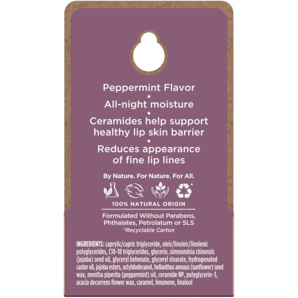 71cHXt6x0YL._SL1500_.jpg Burt's Bees Original Overnight Intensive Lip Treatment, Moisturizing, Restorative, Reduces Fine Lines, Vitamin E, Ceramides Oils, Natural Origin Lip Care, 0.25 Oz.