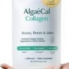 ALGAECAL Collagen: 4 Clinically-Supported Peptides VERISOL®, FORTIGEL®, UC-II®, FORTIBONE®, Anti-Aging Hydrolyzed Collagen Powder, 30 Servings, Made in USA