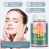 Collagen Peptides Gummies for Women Men Sugar-Free, Multi Collagen Peptides Hydrolyzed Protein Type I, II, III, V, X with Biotin Vitamin C A E D3 B6 B12 for Skin Hair Nails, Bone