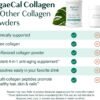 ALGAECAL Collagen: 4 Clinically-Supported Peptides VERISOL®, FORTIGEL®, UC-II®, FORTIBONE®, Anti-Aging Hydrolyzed Collagen Powder, 30 Servings, Made in USA