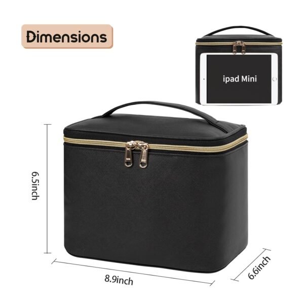 71cRvw6XCsL._SL1500_.jpg OCHEAL Makeup Bag, Large Capacity Travel Make Up Bag for Cosmetics Vertical Storage,Toiletry Bag for Skincare Makeup Organizer Bag
