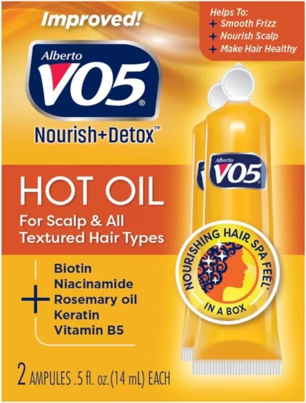 V05 Moisturizing Hot Oil, 2 tubes, 0.5 oz