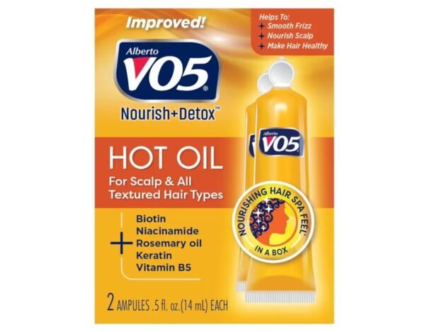 Vo5 Hot Oil Therapy Treatment 2 Count 0.5 Ounce (14ml) (3 Pack)