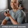 Head Shavers for Bald Men，Newly Designed Magnetic 6D Electric Razor, IPX8 Waterproof Dry/Wet, 10000 RPM High Speed Motor for Fast Shaving, USB-C Cable and Storage Bag for Home & Travel
