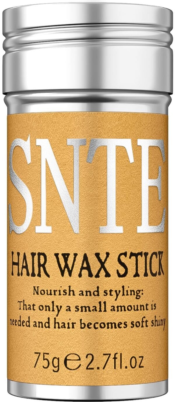 71ch4CFALL._SL1431_.jpg Samnyte Hair Wax Stick, Hair-Styling Waxes, Nourishing Accessories - Slick Stick for Women & Kids, Gel Tamer for Flyaways, Bun Maker & Styling Cream, 2.7 Fl Oz