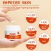 Acne Cream Pimple Cream for Face, Oil Control Pimple Remover Cream Get Rid of Pimples Fast,for Oily and Acne Prone Skin, Cruelty Free, Crema para espinillas en la cara